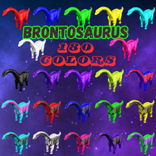 Brontosaurus Top Weight 180 Colors Solids and Combos Ark Survival Ascended PVE