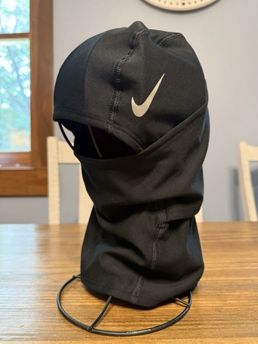 Nike Pro Combat Hyperwarm Hood Skimaske schwarz Gesichtsbedeckung