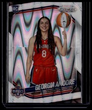 2025 Panini Prizm WNBA #140 Georgia Amoore White Seismic Prizms