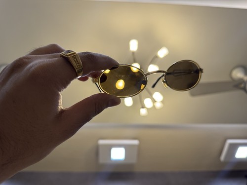 Vintage Hilton Olympia 300 02 22 KGP Golden Brown Sunglasses NOS - Picture 15 of 16