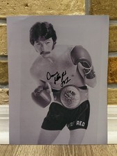 DANNY &ldquo;LITTLE RED&rdquo; LOPEZ SIGNED AUTO 8x10 BOXING PHOTO HOFer FEATHERWT CHAMP 264