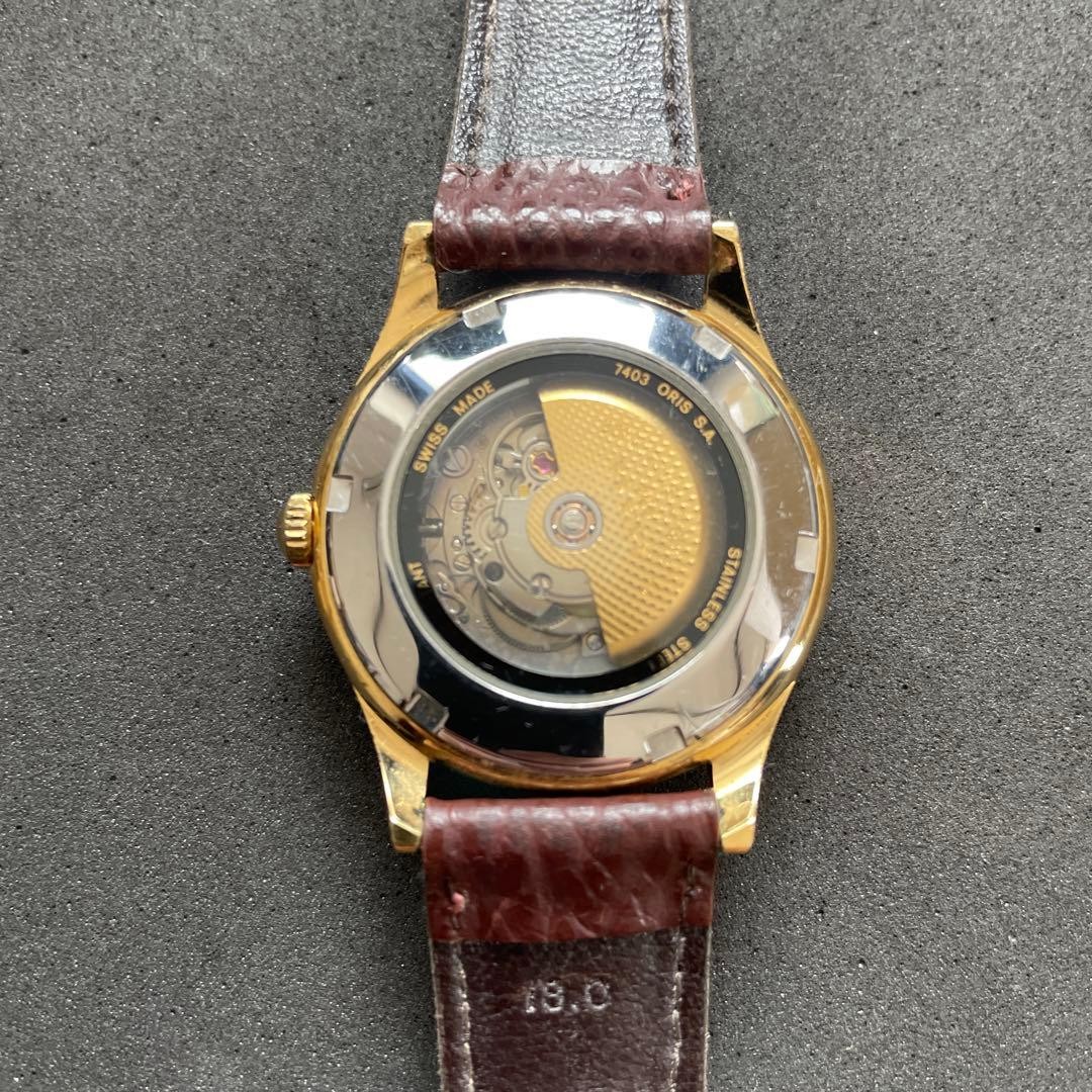 ORIS 7403 Pointer Date Automatic Watch Open Case … - image 3