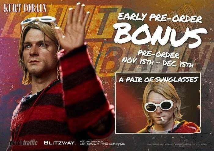 NIRVANA Kurt Cobain On Stage 1/6 Action Figure 12