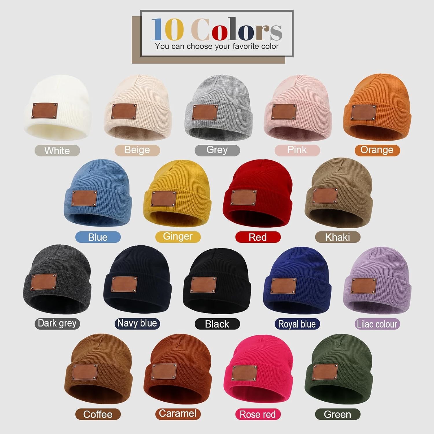 Personalised Printed Baby Beanie Hat Gift Unisex ANY NAME Baby Show Present