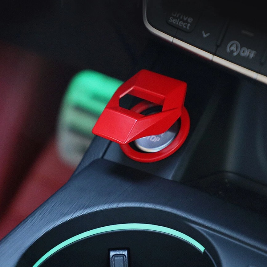 Car Accessories Engine Start Stop Push Button Switch Cap Cover Trim Universal