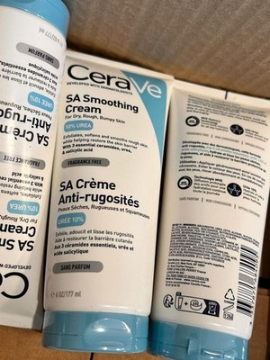 CeraVe SA Smoothing Cream 6oz - 10% Urea Salicylic Acid Fragrance Free Skin