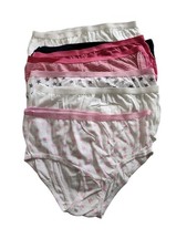 Fruit Of The Loom Girl Briefs Size 14 Lot of 7 Pr Cotton Underwear -A7