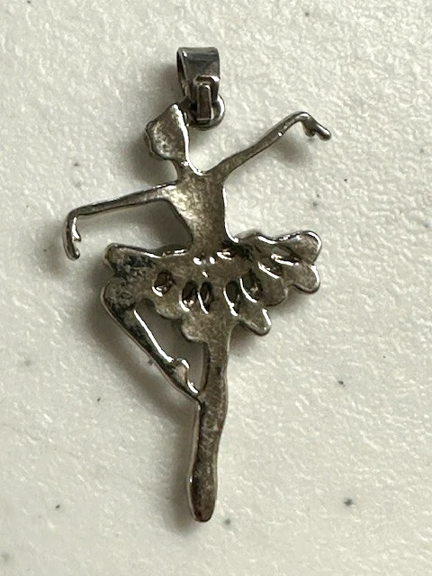 Bailarina Bailarina Bailarina Ballet Danza Colgante Dije Joyería Multicolor Cristal Foto 2 de 4