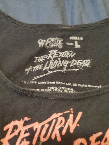 Camiseta sin mangas grande de terror Cavity Colors The Return of the Living Dead para dama - Imagen 3 de 8