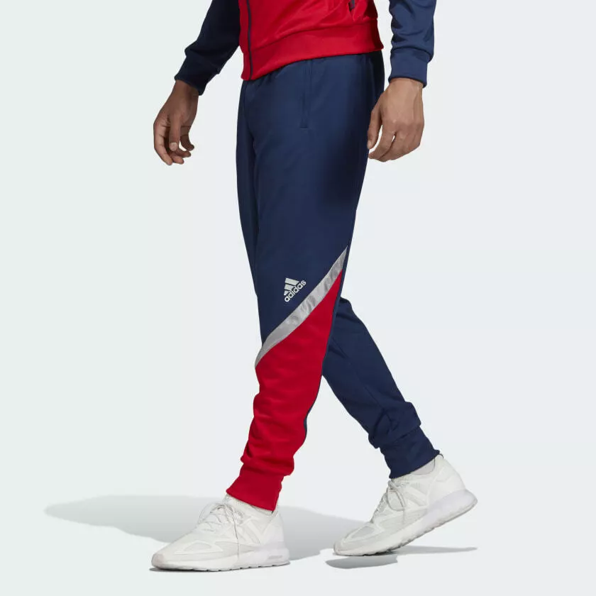 Adidas tan training pants sale