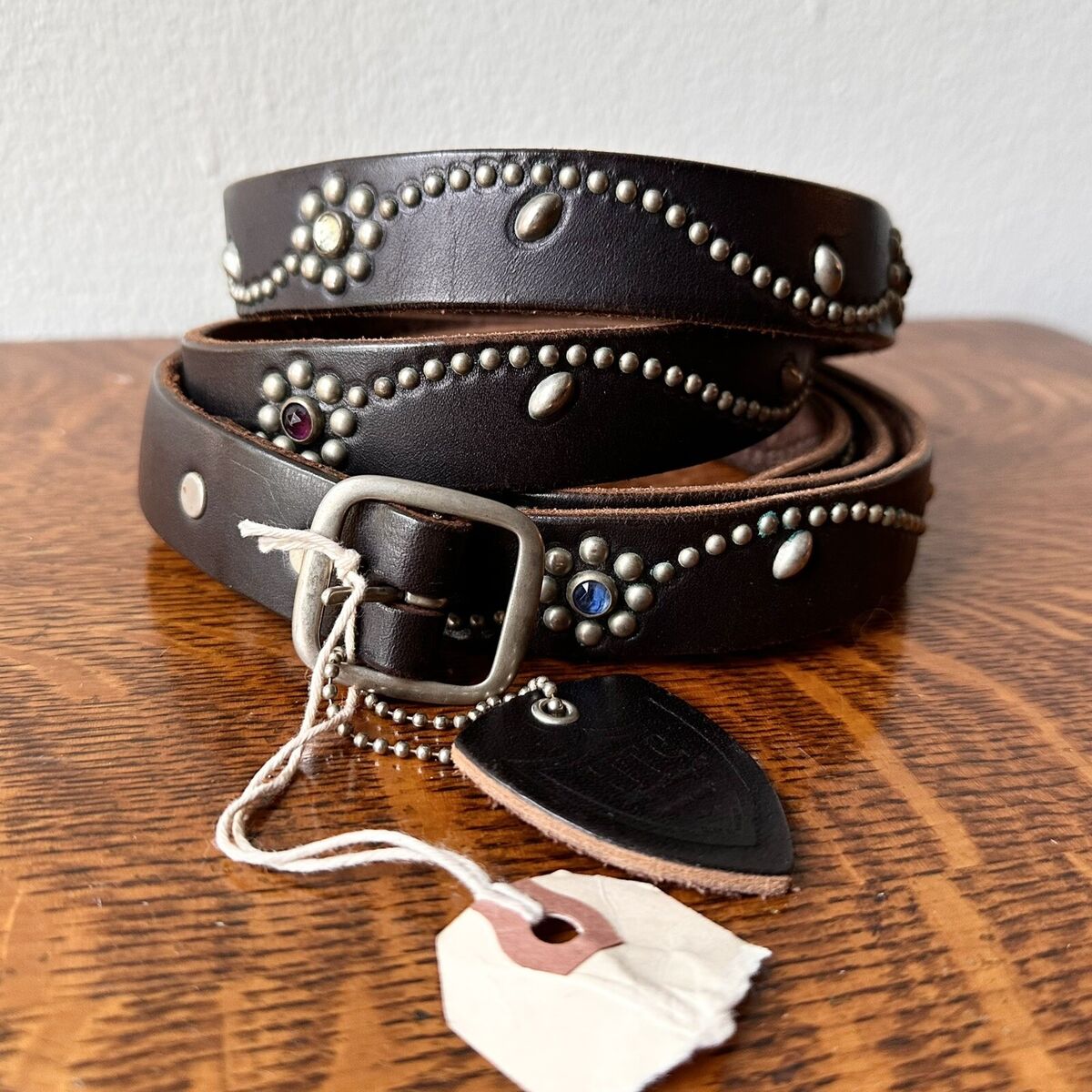 Hollywood Trading Company Studded Rhinestone 100% Leather Hollywood Trading Company Studded Rhinestone 100% Leather
