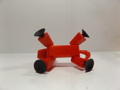 Figura Stikbot StickPet gato/perro rojo sólido Archibald Tails of the Strange ¡USADA EN EXCELENTE ESTADO! - Imagen 7 de 9
