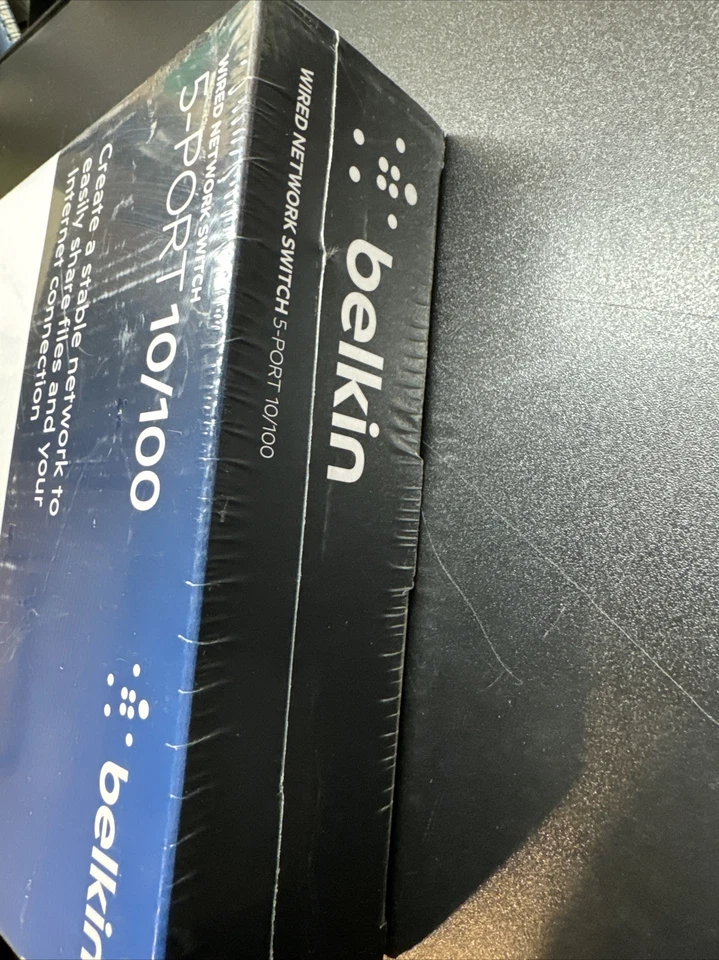 BELKIN Wired Network Switch 5-Port 10/100, NEW/Sealed - Image 4 of 4