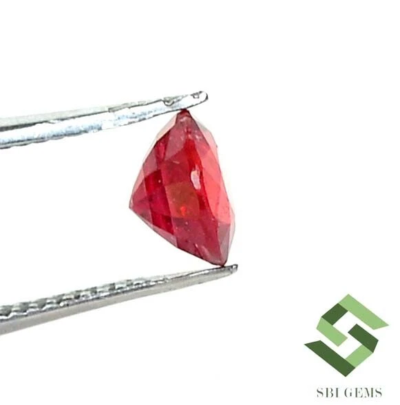 5.70 mm Certified Natural Ruby Round Cut 0.96 CTS Mozambique Loose Gemstone - Image 4 of 4