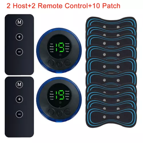 Tens Machine Massagers EMS Full Body Relax Pads Portable Tens Unit Rechargable - Picture 21 of 21