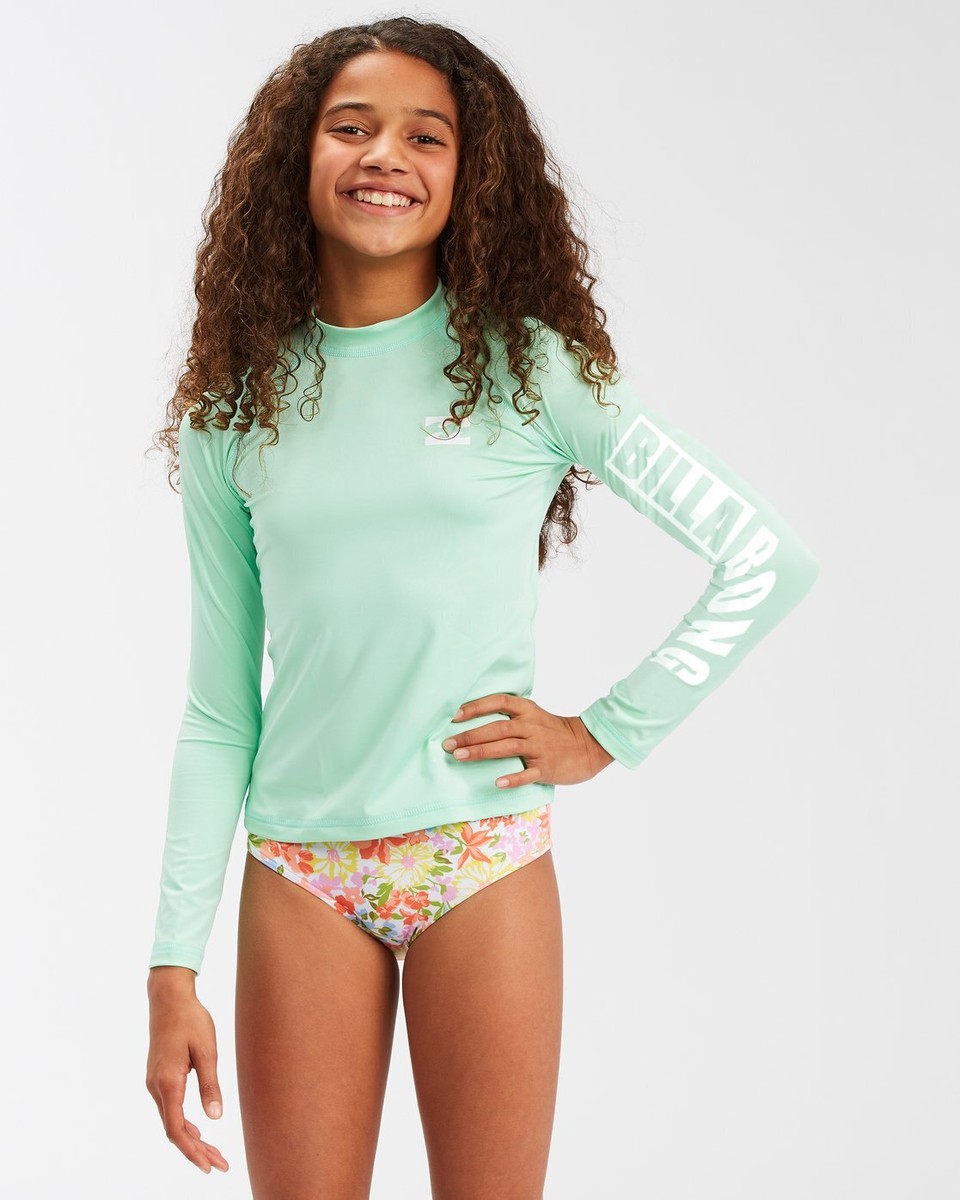 Billabong Girl's Core Surfdaze Long Sleeve Rash Guard | eBay