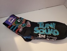 3 Pack Space Jam Tune Squad Socks Sz 6-12 Taz, Daffy, Bugs, Martian