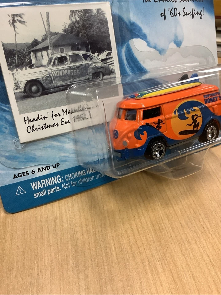 Varillas de surf Johnny Lightning Volkswagen Bus 2000 naranja Foto 4 de 4