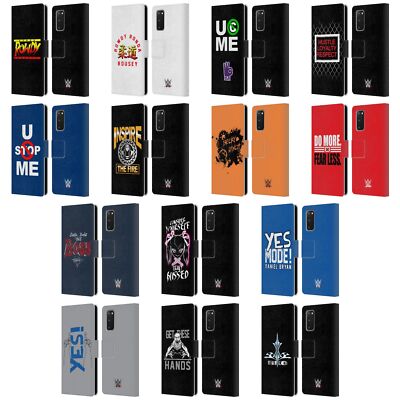OFFIZIELLE WWE SUPERSTARS 9 BRIEFTASCHE HUELLE AUS LEDER FÜR SAMSUNG HANDYS 2