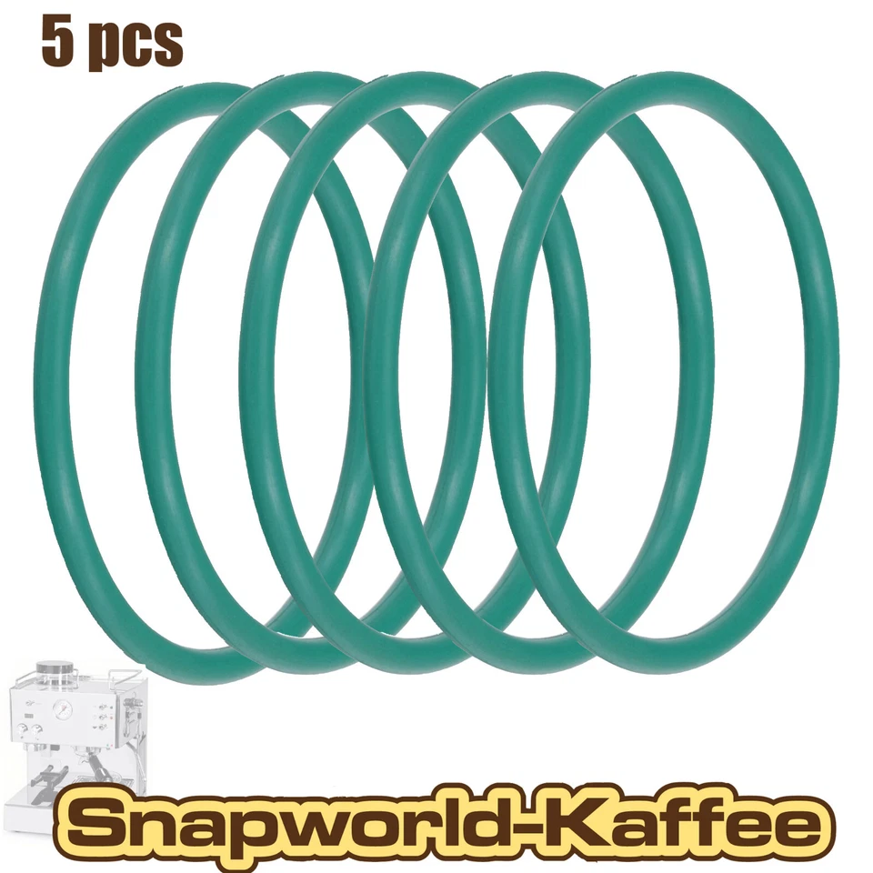 SNAPWORLD-KAFFEE 5x Dichtung O-Ring zu Brühgruppe für Quickmill Poccino OR155 Stretta Retro Evolu