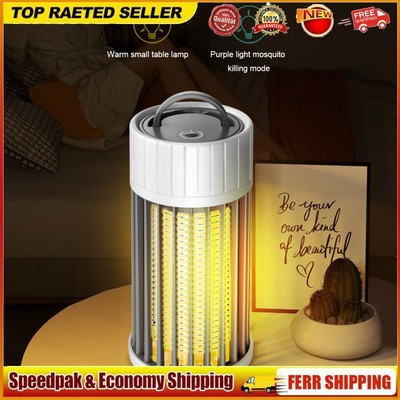LED Bug Zapper with Hanging Loop 2000mAh Fly Killer Bug Light for Indoor Outdoor
