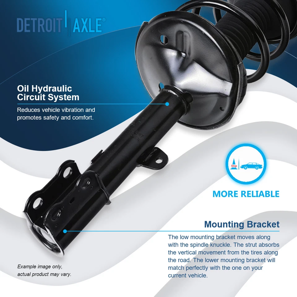 AWD Front Strut Control Arms Suspension for 2001 2002 2003 2004 2005 Toyota RAV4 - Image 3 of 4