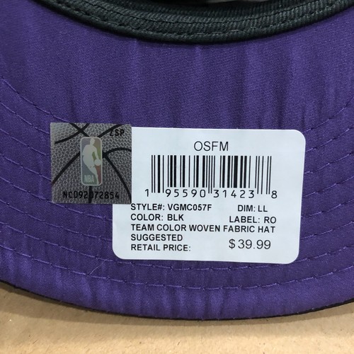NBA Los Angeles LA Lakers Gorra Snapback Estructurada Negra Por Ultra Game - Imagen 5 de 9