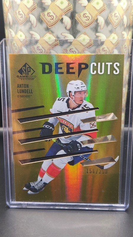 2023-24 UD SP Game Used  Deep Cuts #DC-43 Anton Lundell /250