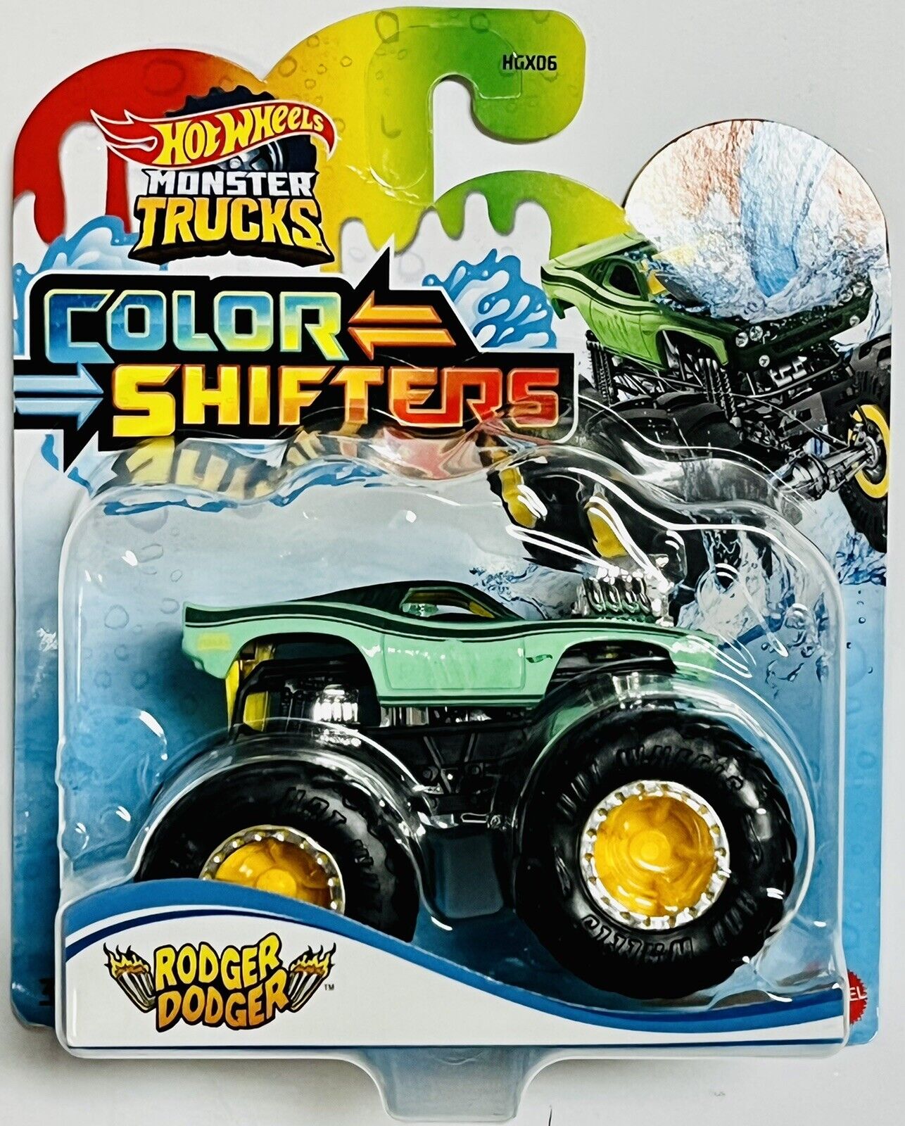 Roger Dodger Hot Wheels Monster Trucks Color Shifters