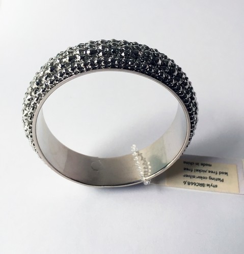 Amrita Singh Silver Tone Bangle Bracelet (Style BRC668/Size 6) - NWT - Picture 6 of 6