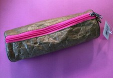 Schlampertasche Schlampermäppchen Stifte Etui in Papier-Knüll-Optik *neu* 🔝