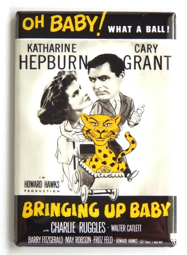 Bringing Up Baby FRIDGE MAGNET movie poster