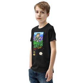 Austin FC 8-bit Retro NES League Soccer Kit Jersey Kit Youth Kid Boys T-Shirt