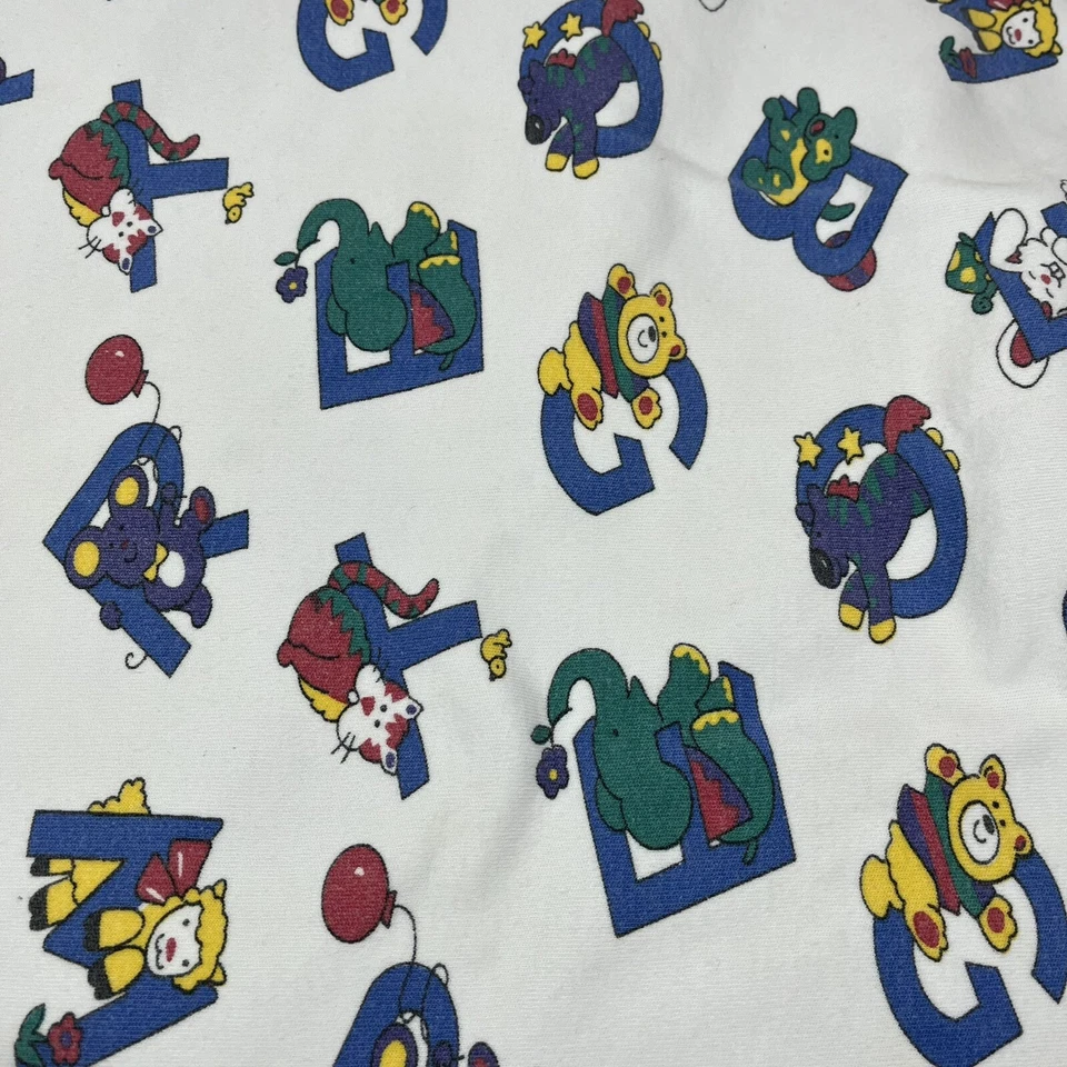 Manta bebé Lovey años 90 azul verde rojo letras colores primarios raros de colección P1 Foto 2 de 4