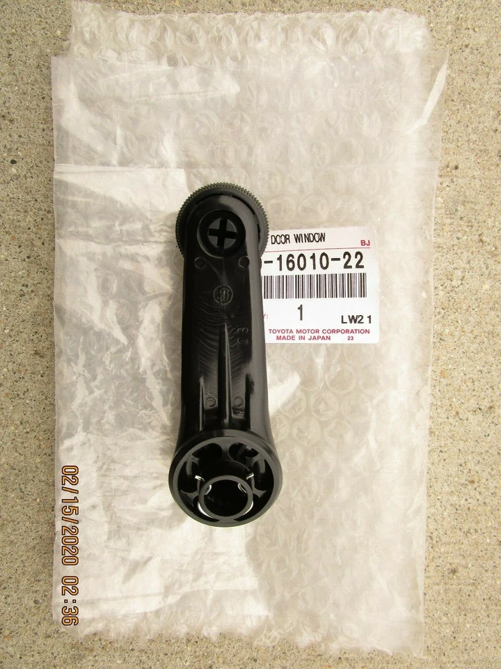 83-87 TOYOTA COROLLA PASAJERO DELANTERO PUERTA LATERAL VENTANA MANIVELA OEM NUEVO Foto 2 de 2