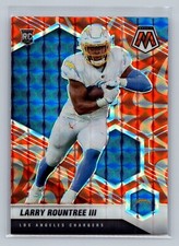 2021 Panini Mosaic #378 Larry Rountree III Reactive Orange Chargers Rookie