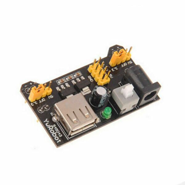 Power Supply Module 10Pcs MB102 Breadboard Power Supply Module Adapter Shield 3.3V/5V for Arduino products that work with official Arduino boards 
