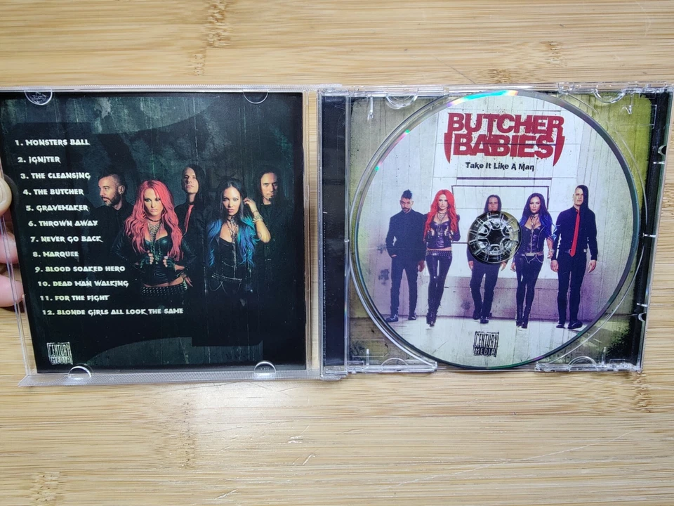 Take It Like a Man - Audio CD By BUTCHER BABIES - VERY GOOD Rare, Signed!  - Image 4 of 4