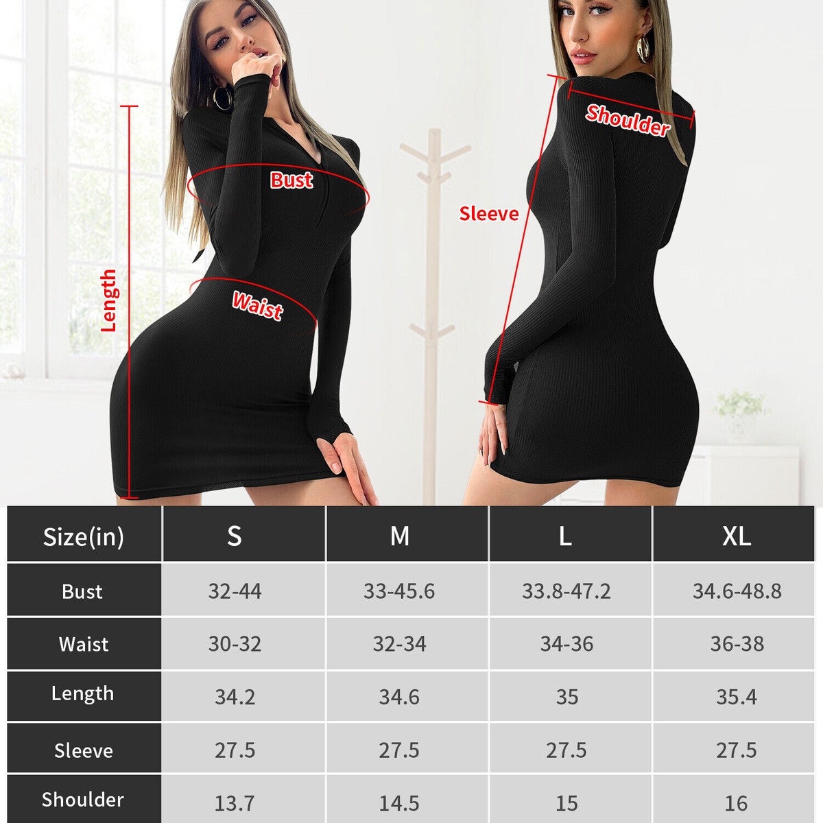 Women Ladies Casual Sexy Slim Mini Dress Skirt Bodycon Knit