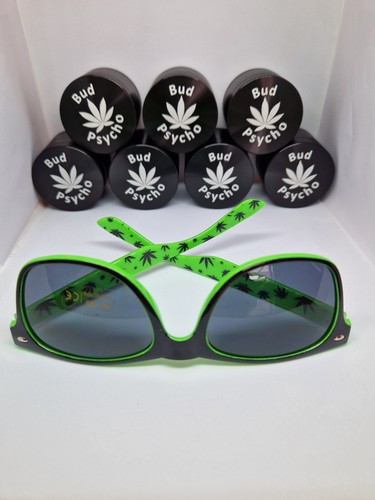 MEN WOMEN FASHION ADULT WEED LEAF SUNGLASSES RASTA FESTIVAL SUMMER SHADES UNISEX - Picture 8 of 43