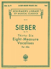 36 Eight-Measure Vocalises Op 94 Schirmer Vocal Method Book NEW 050252810