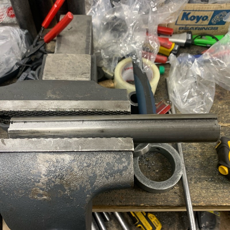 Keyed Round Linear Shafting 1-7/16" X 9" X 3/8" Key way