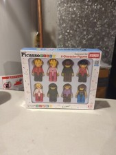 Picasso Tiles 8 Magnetic Character Figures Ex...
