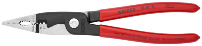 Knipex 13 81 8, 8'' 6-in-1 Electrical Installation Pliers 12 and 14 AWG