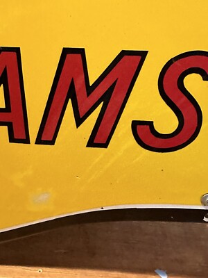 【116㎝】U.S.A ヴィンテージ 看板 Sherwin Williams Vintage Tin Metal Sign 8x12 Sherwin Williams Red Paint On