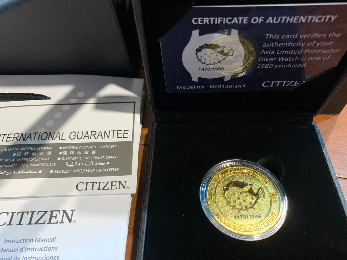 Citizen lefty Ø44mm PROMASTER MARINE Luminous dial scuba