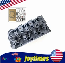 New For Kubota D1105 Complete Cylinder Head with Valves Spring &Full Gasket Kit
