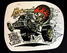 Hotrod Sticker Drag Strip Terror 4x 3 12 Glossy