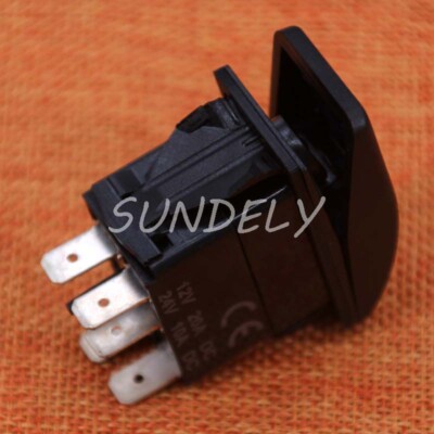 5 Pin Carling Rocker TRAY LIGHTS 5-pin CARLING 12V BACKLIT ON/OFF ROCKER SWITCH Symbol ...