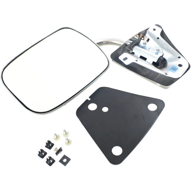 Juego de espejos retrovisores cromados pulidos para Chevrolet C20 C10 K10 K20 GMC Jimmy 1973-1991 Foto 4 de 4